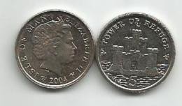 Isle Of Man 5 Pence 2004. Tower Of Refuge - Île De  Man