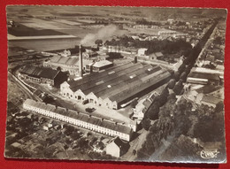 CPSM Grand Format    -   Aniche -(Nord) - Verreries Et Manufacture De Glaces - Vue Aérienne - Aniche