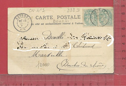 CARTE NOMINATIVE : BONELLI  à  13000  Marseille - Genealogy