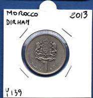 MOROCCO - 1 Dirham 2013  -  See Photos -  Km Y 139 - Maroc