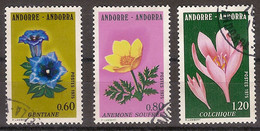 Andorra Francesa U 245/247 (o) Usado. 1975 - Used Stamps