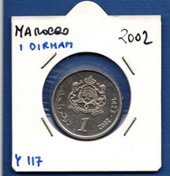 MOROCCO - 1 Dirham 1423 / 2002  -  See Photos -  Km Y 117 - Maroc