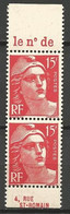 MARIANE DE GANDON  N° 813 PAIRE DE CARNET POSTE NEUF** LUXE SANS CHARNIERE / MNH - Unused Stamps