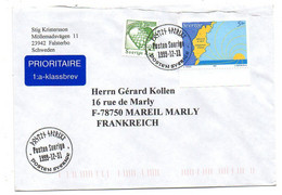 Suède -1999--Lettre De FALSTERBO  Pour MAREIL MARLY(France)...timbres  .cachet .............. - Storia Postale