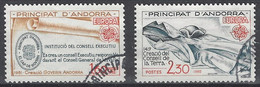 Andorra Francesa U 300/301 (o) Usado. 1982 - Used Stamps