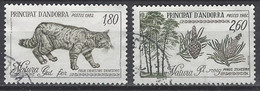Andorra Francesa U 306/307 (o) Usado. 1982 - Used Stamps
