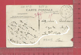 CARTE NOMINATIVE : COURBIERES  à  75015  Paris - Genealogy