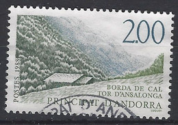 Andorra Francesa U 372 (o) Usado. 1988 - Oblitérés