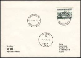 Finland 1976, Cover Helsinki To Wien - Briefe U. Dokumente