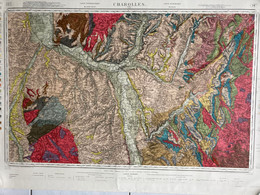 Carte Topographique Et Géologique CHAROLLES Avec Note Explicative VARENNE SAINT GERMAIN Varenne-St-Germain St-Yan Chasse - Bourbonnais