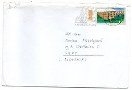 Allemagne-1999-Lettre De KARLSRUHE Pour SAHY (Slovaquie)...tp  Viaduc  Seul  Sur Lettre ...cachet... - Briefe U. Dokumente