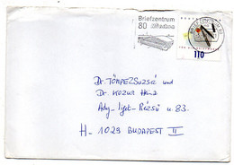 Allemagne--2001-Lettre De MUNICH  Pour BUDAPEST ( Hongrie)...tp Stylos  Seul  Sur Lettre ...cachet... - Briefe U. Dokumente