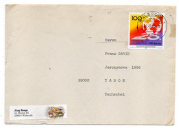 Allemagne--1997 -Lettre De WALSRODE  Pour TABOR ( Tchéquie)...tp   Seul  Sur Lettre ...cachet... - Brieven En Documenten