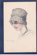 CPA BOMPARD Illustrateur Italien Art Déco Femme Woman écrite 914-6 - Bompard, S.