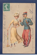 CPA Croquet Femme Woman Circulé - Regionale Spiele