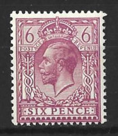 GB.....KING GEORGE V..(1910-36).....6d.....SG426......(CAT.VAL.£12..).....MH... - Neufs