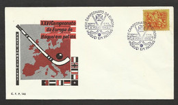 Portugal Cachet Commémoratif  Championat D' Europe De Hockey 1963 Porto Event Postmark  Hockey Europa Cup Oporto 1963 - Jockey (sobre Hierba)