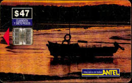 SCHEDA PHONECARD URUGUAY LA PALOMA (BOTE) - Uruguay