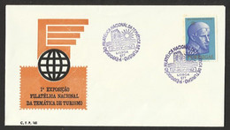 Portugal Cachet Commémoratif  Expo Philatelique Theme Tourisme 1963 Event Postmark Stamp Expo Tourism Topic - Flammes & Oblitérations