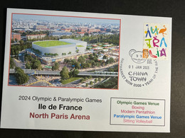 (3 N 22) 2024 France - Paris Olympic Games (1-1-2023) Location - Ile De France - North Paris Arena (boxing - Penthatlon) - Eté 2024 : Paris