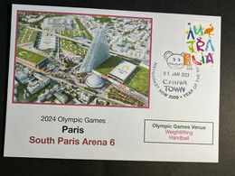 (3 N 22) 2024 France - Paris Olympic Games (1-1-2023) Location - Paris - South Paris Arena 6 (handball - Weighlifting) - Summer 2024: Paris