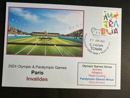 (3 N 22) 2024 France - Paris Olympic Games (1-1-2023) Location - Paris - Invalides (archery - Athletics - Road Cycling) - Estate 2024 : Parigi