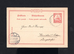 11875-MARSHALL ISLANDS-Germany Occupation.POSTCARD JALUIT To GERMANY.1902.MARSHALL-INSELN.carte Postale.POSTKARTE - Marshall Islands