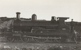 CARTE POSTALE PHOTO ORIGINALE ANCIENNE : LOCOMOTIVE VAPEUR SOUTHERN 8639 N° 40 LONDON RAILWAY ROYAUME UNI - Matériel