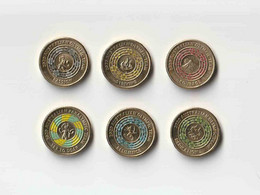 ⭐2020 - Australia Tokyo OLYMPIC GAMES & PARALYMPICS - Set Of 6 $2 Coins Circulated⭐ - 2 Dollars