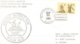 USA - USCGC MOBILE BAY WTGB 103 -SHIP- / ZM266 - Lettres & Documents