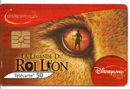 Télécarte France Lion Léo Disney Disneland (W 541) - 2004