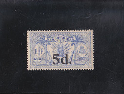5D SUR 2 1/2 OUTREMER NEUF * N° 79 YVERT ET TELLIER 1924 - Unused Stamps