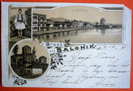 GREECE - GRUSS AUS SALONIK 1898 - Griechenland