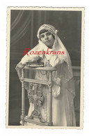 Girl Fille Enfant Child Foto Communie Communiefoto Photographe Old Photo Ancienne Studio Communion Photograpie - Ohne Zuordnung