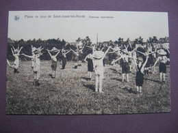 CPA Plaine De Jeux De ST SAINT JOSSE TEN NOODE 1930 Exercices Respiratoires Gymnastique METIERS ENFANTS - St-Joost-ten-Node - St-Josse-ten-Noode