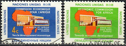 1961 Economic Commission For Africa Sc 95-96 / YT 91-92 / Mi 109-10 Used / Oblitéré / Gestemplet [zro] - Gebraucht