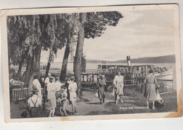 C2672) FERCH Bei POTSDAM - Schiff Im Anlegestelle - Kinder Frauen - Gastätte HAUS AM SEE - Ferch