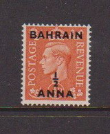 BAHRAIN    1948    1/2a  On  1/2d  Orange    MH - Bahrain (...-1965)