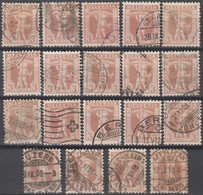 Suisse 1907 Y&T 114 X19   Michel 96   Zumstein 102. 3 C Guillaume Tell. Michel 275.50 € - Usados