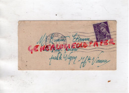 87- LE VIGEN - RARE ENVELOPPE ETIENNE RUAUD LE PUY JALARD- CACHET LIMOGES GARE 1942 - GUERRE 1939-1945 - Documenti Storici