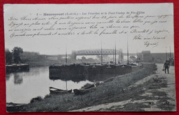 CPA  1907 Maurecourt - Les Péniches Et Le Pont Viaduc De Fin-d'Oise (78 France) - Maurecourt