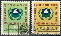 1963 Science And Technology Conf, Geneva Sc 114-5 / YT 110-1 / Mi 124-5 Used / Oblitéré / Gestemplet [zro] - Used Stamps