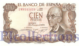 SPAIN 100 PESETAS 1970 PICK 152a AU - 100 Pesetas