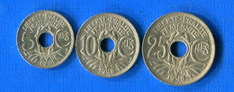 3  Pieces  1918  Ttb + - Sonstige & Ohne Zuordnung