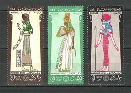 Egypt - 1968 - ( Various Pharaonic Dresses ) - MNH** - Egittologia