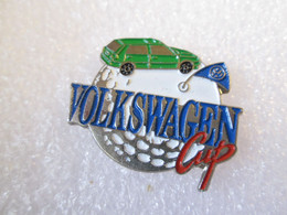 PIN'S   VOLKSWAGEN  GOLF CUP   VERTE - Volkswagen