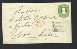 Lettre Entrée Maritime Repub Arg. Marseille 1879 De Buenos Ayres - Schiffspost