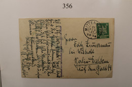 1927 Mittenwald Reich Allemagne Cover Ak - Brieven En Documenten