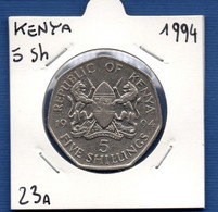 KENYA - 5 Shillings 1994 -  See Photos -  Km 23a - Kenia