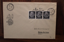 1937 Kolberg Kołobrzeg Dt Reich Allemagne Cover Ostseebad - Lettres & Documents